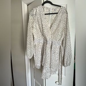 spotted romper - large
